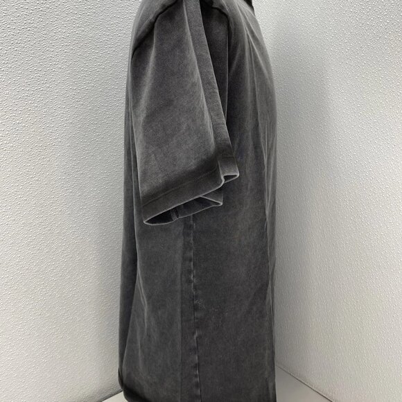 Avavav Unisex “Theo” Embroidered T-Shirt – Faded Black - Picture 8 of 12